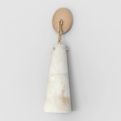 Contemporary Casey Alabaster Wall Sconce For Kitchen Island, Bedroom