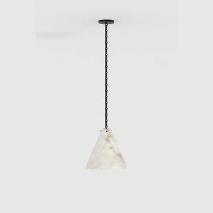 Contemporary Casey Large Alabaster Pendant Light For Kitchen Island, Living Room
