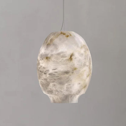 Alabaster Lantern Pendant Light, Bar Pendant Light