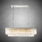 XINYUE 2-Layer Crystal Rectangle Chandelier