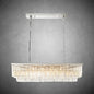 XINYUE 2-Layer Crystal Rectangle Chandelier