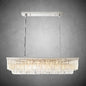 XINYUE 2-Layer Crystal Rectangle Chandelier