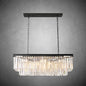 XINYUE 2-Layer Crystal Rectangle Chandelier