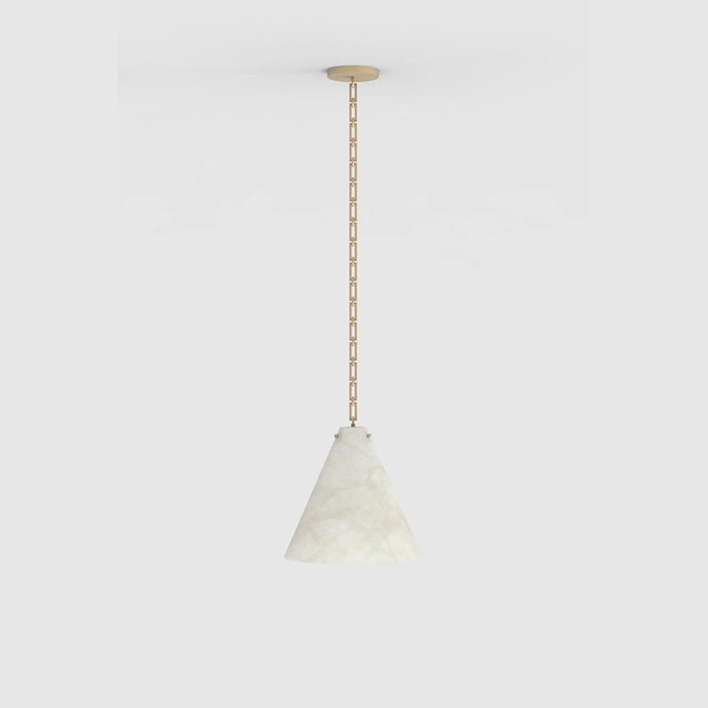 Contemporary Casey Large Alabaster Pendant Light For Kitchen Island, Living Room