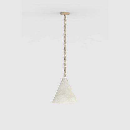 Contemporary Casey Large Alabaster Pendant Light For Kitchen Island, Living Room