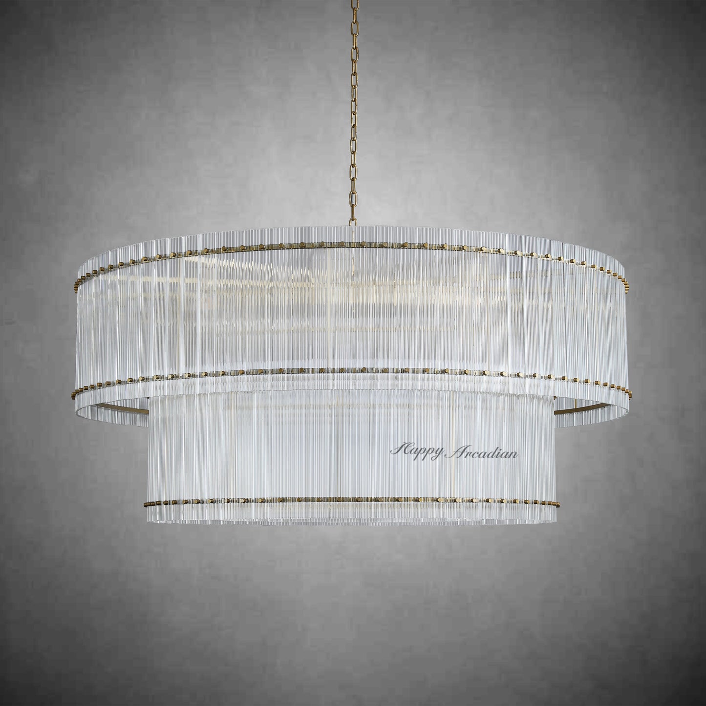 xinyue Lighting Damian TWO-TIER Round Chandelier 48″
