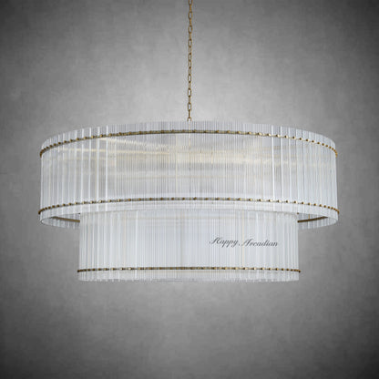 xinyue Lighting Damian TWO-TIER Round Chandelier 48″