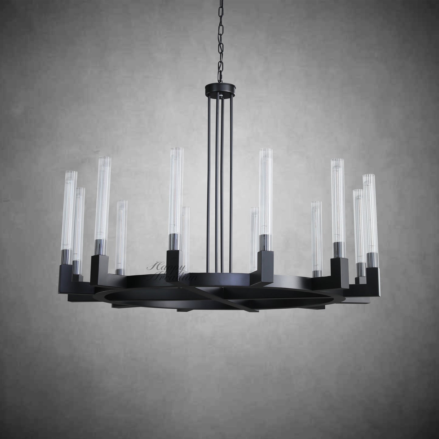 HA Candlestick Round Chandelier 36" 48''60'' 72"