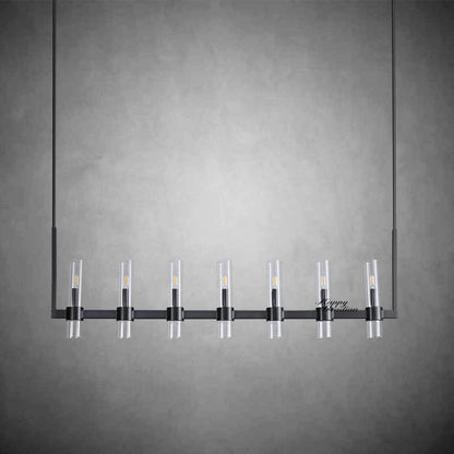 xinyue Lighting Rebecca Linear Chandelier Modern 60", 7-Light