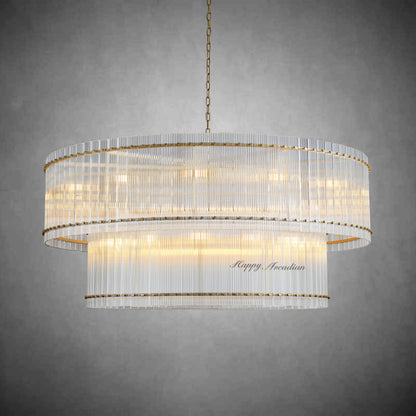 xinyue Lighting Damian TWO-TIER Round Chandelier 48″