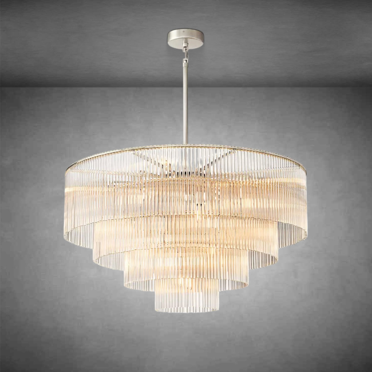 XINYUE Amadeo Round Chandelier 40" for living room