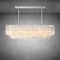 XINYUE Amadeo Rectangular Chandelier 54'' for living room