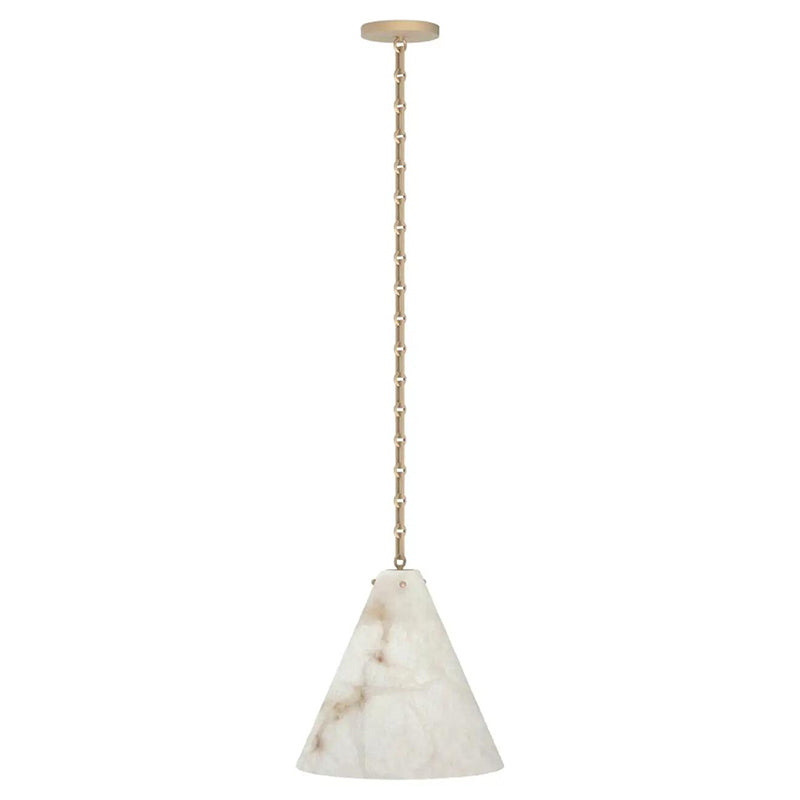 Contemporary Casey Large Alabaster Pendant Light For Kitchen Island, Living Room
