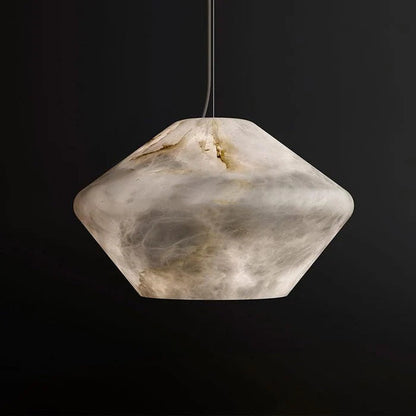 Alabaster Bedside Pendant Light, Living Room Pendant Light