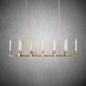 XINYUE Candlestick Linear Chandelier Lighting 55'' 67"