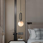 Alabaster Sphere Pendant Light