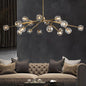 xinyue Lighting Bola De Clear Crystal Round Chandelier 60"