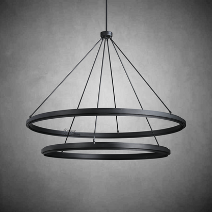 XINYUE Peralta Two-Tier Chandelier 60''