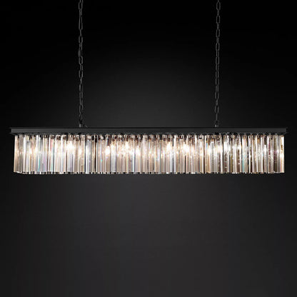 Miria K9 Crystal Rectangular Chandelier 59"