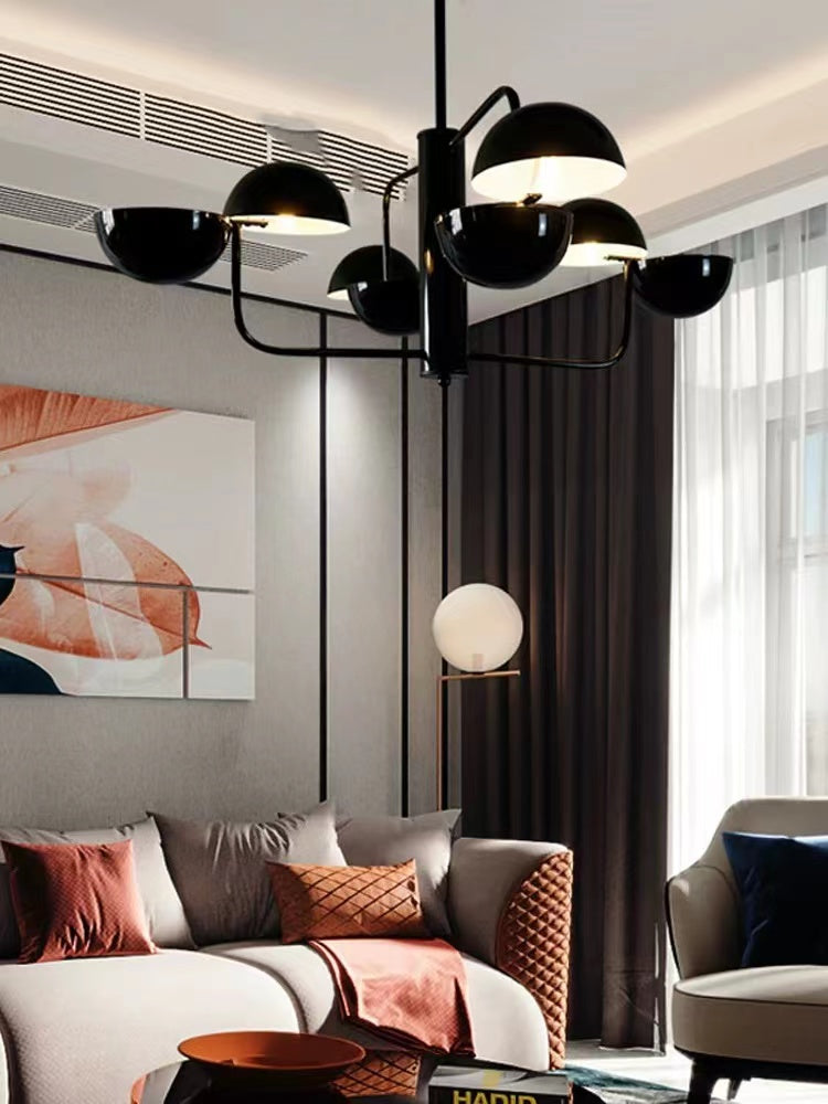 Post-modern Light Luxury Hemisphere Creative Chandelier for Living/ Dining Room/Bedroom
