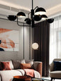 Post-modern Light Luxury Hemisphere Creative Chandelier for Living/ Dining Room/Bedroom