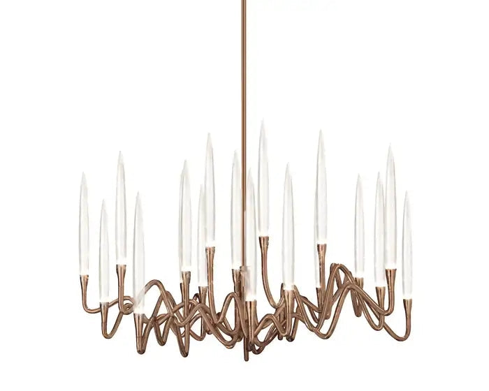 Elijah Crystal Round Chandelier D33'' 47''  55''