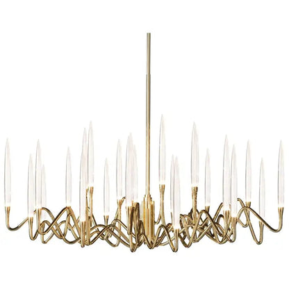 Elijah Crystal Round Chandelier D33'' 47''  55''