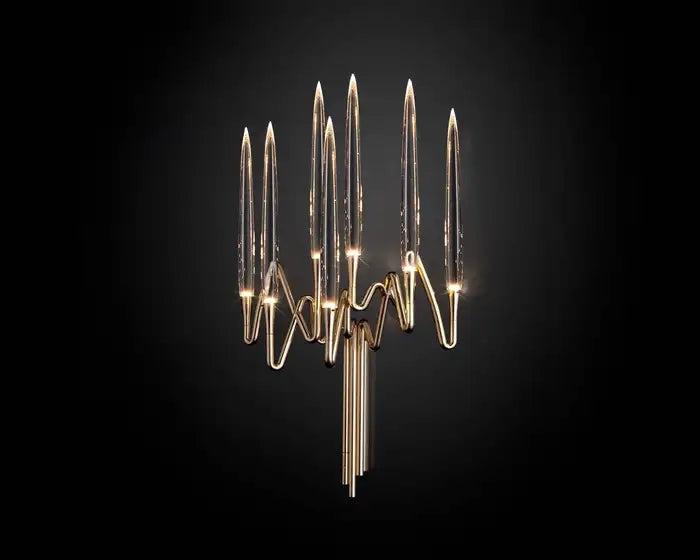 Elijah Crystal Wall Sconce W15'' 10''