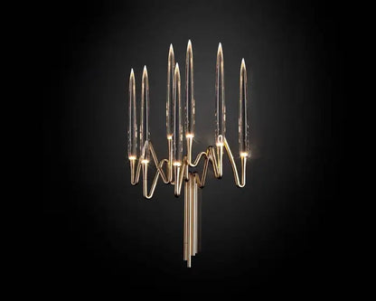 Elijah Crystal Wall Sconce W15'' 10''