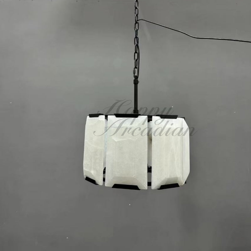 xinyue Calcite Round Chandelier