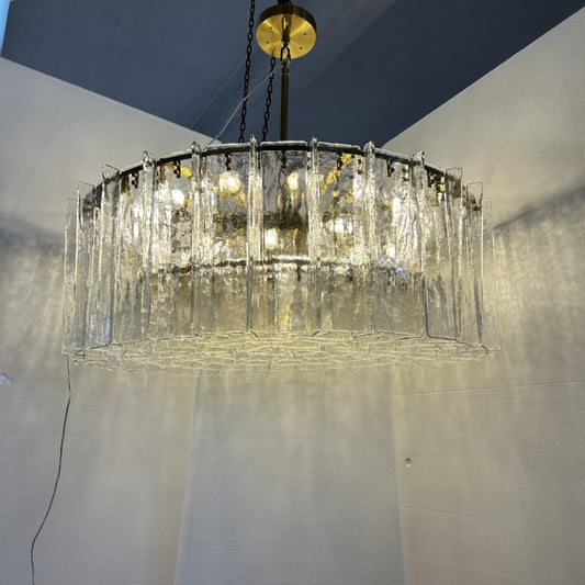 XINYUE Lattice Round Chandelier 36''