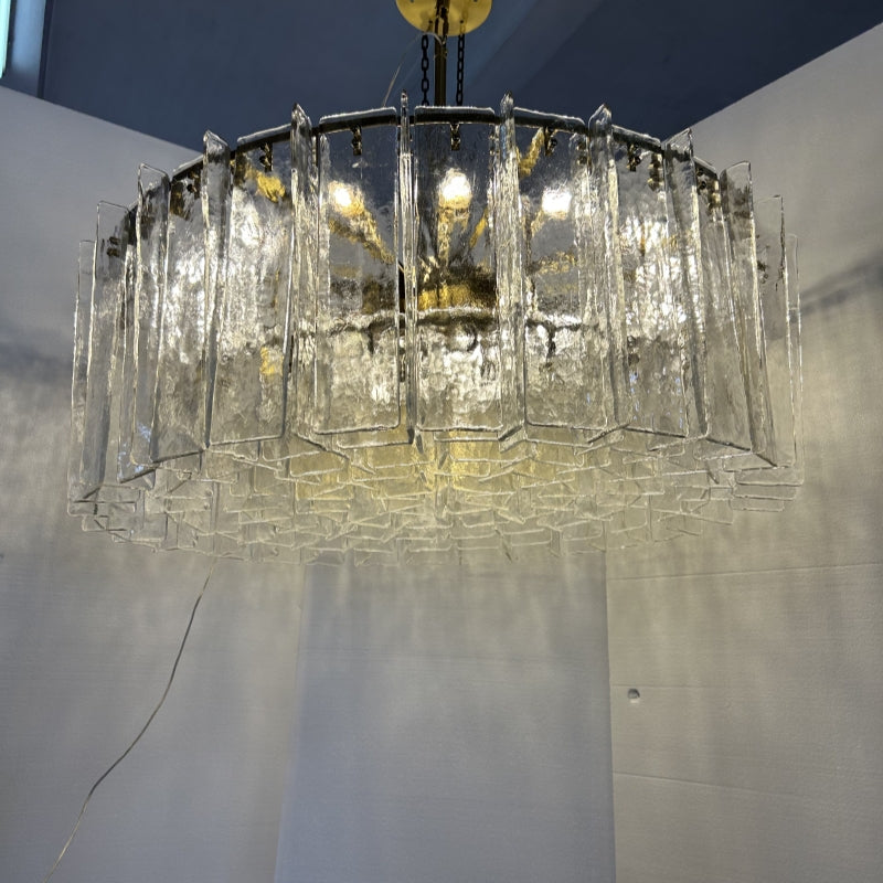 XINYUE Lattice Round Chandelier 36''