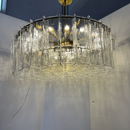 XINYUE Lattice Round Chandelier 36''