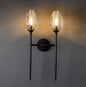 Harper Tulpe Modern 2 Light Glass Wall Light Fixture