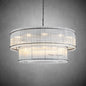 xinyue Lighting Damian Two-Tier Round Chandelier 60"