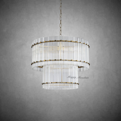 xinyue Lighting Damian TWO-TIER Round Chandelier 22″