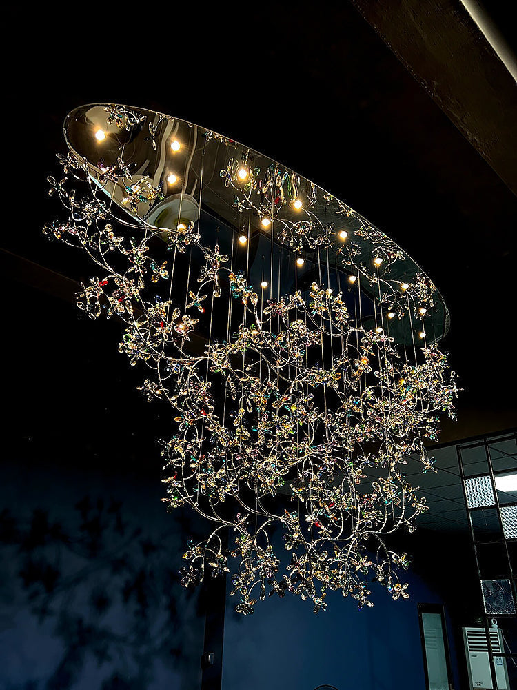 Modern Crystal Branch Chandelier Luxury Home Lighting