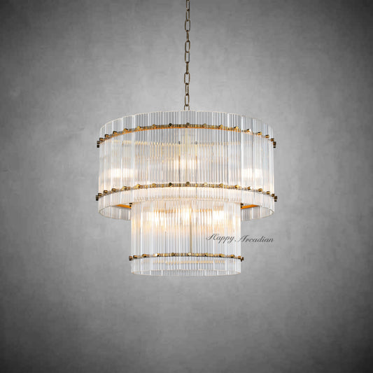 xinyue Lighting Damian TWO-TIER Round Chandelier 22″