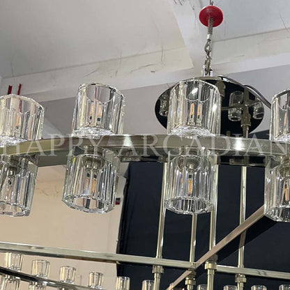 xinyue Lighting  Harrison Crystal Round Vintage Candle Chandelier 36" Dining Room