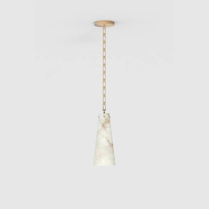 Contemporary Casey Alabaster Pendant Light For Kitchen Island, Living Room