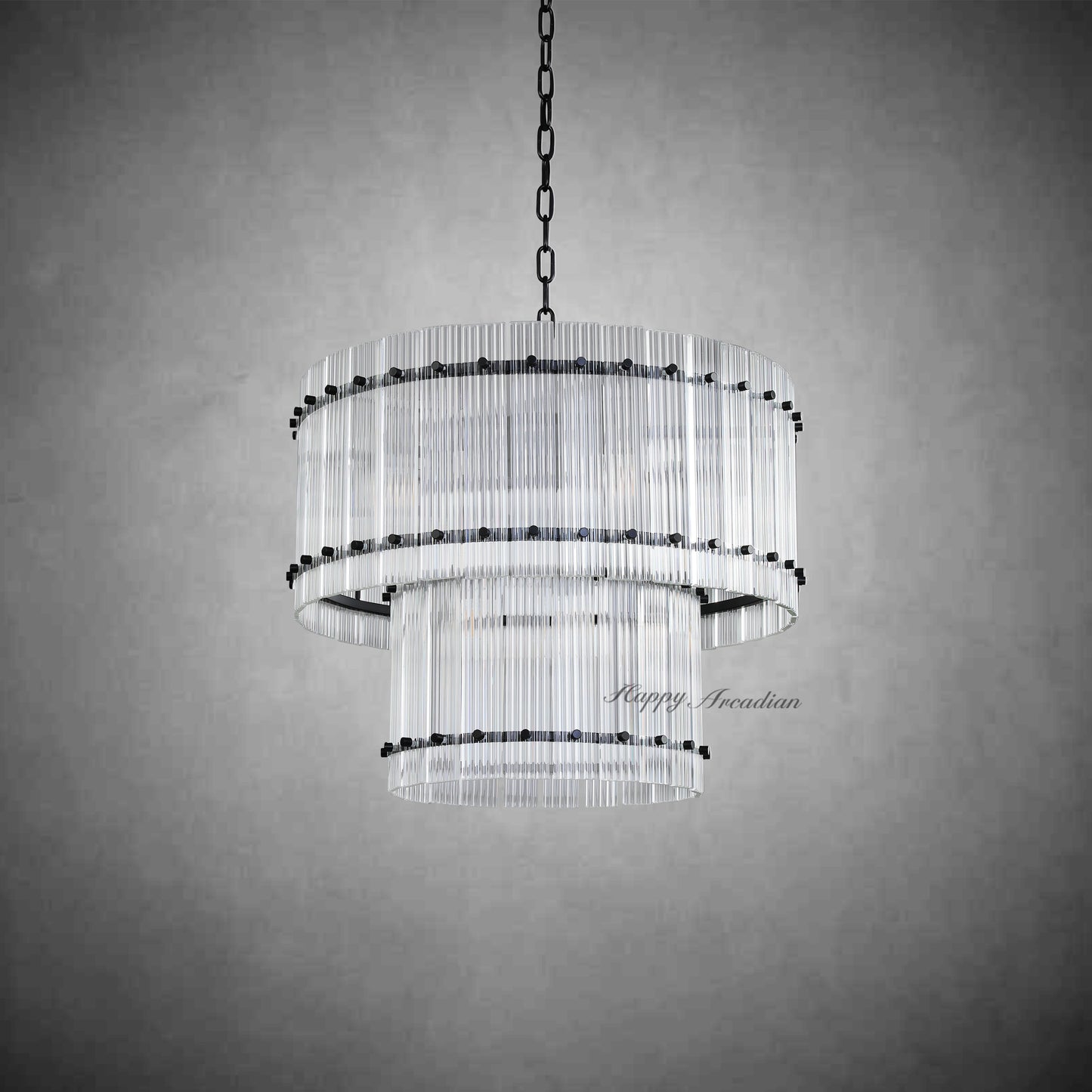 xinyue Lighting Damian TWO-TIER Round Chandelier 22″