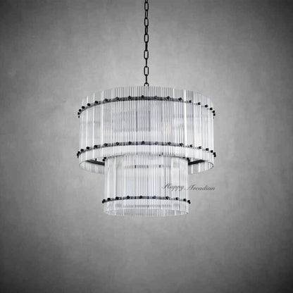 xinyue Lighting Damian TWO-TIER Round Chandelier 22″