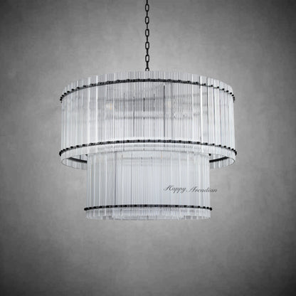 xinyue Lighting Damian TWO-TIER Round Chandelier 37"