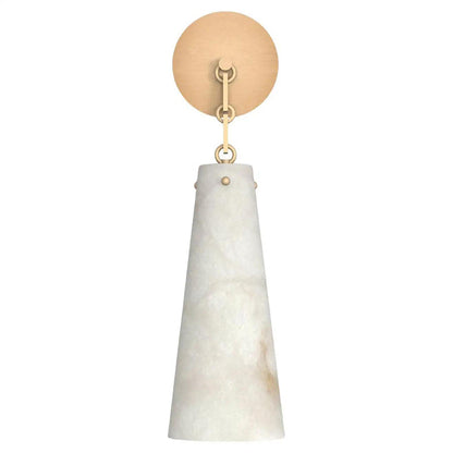 Contemporary Casey Alabaster Wall Sconce For Kitchen Island, Bedroom