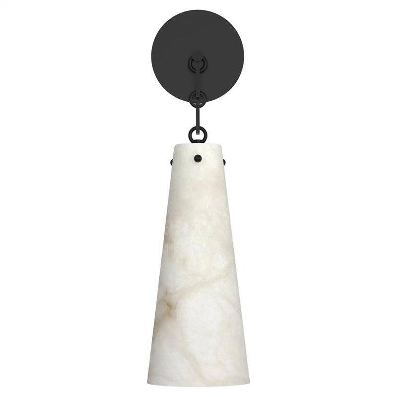 Contemporary Casey Alabaster Wall Sconce For Kitchen Island, Bedroom