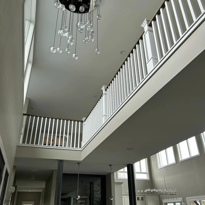 xinyue Bola De Crystal Round Cluster Chandelier 30" 40''