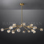 xinyue Lighting  Bola De Clear Crystal Round Chandelier 72"