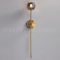 xinyue Lighting Bola De Long Style Smoke Crystal Wall Sconces