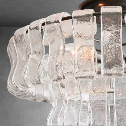 Ghiaccio Glass Flushmount