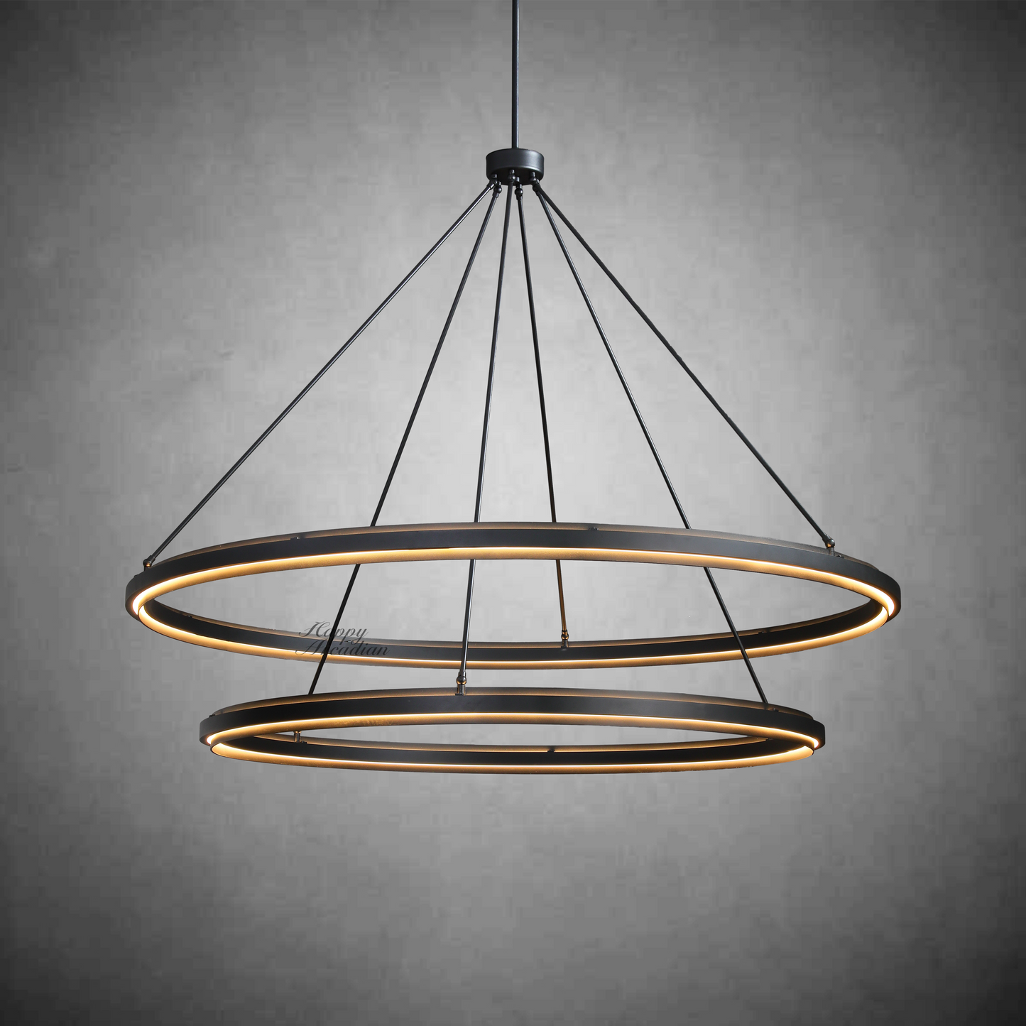 XINYUE Peralta Two-Tier Chandelier 60''